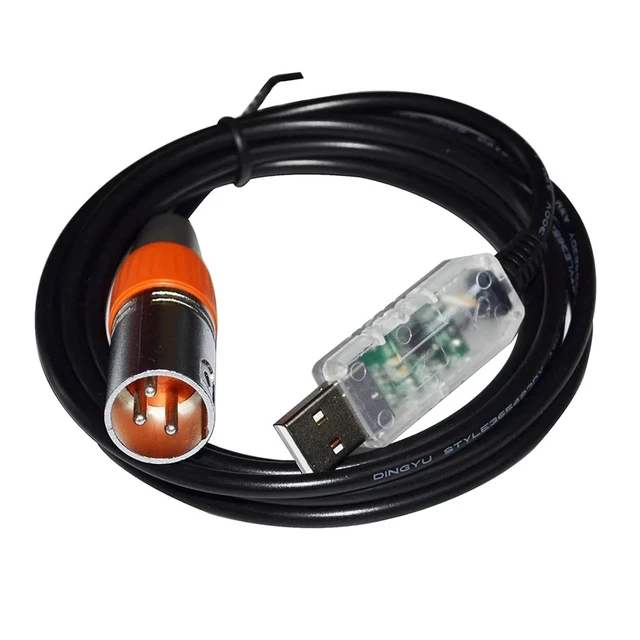 Alt view image 11 of 12 - FT232RL CHIP USB to XLR 3-PIN Male RS485 Converter Serial Cable Compatible with The Bunker A-DIO Processor USB-RS485 Communication KABLE(1.8M,Color D)