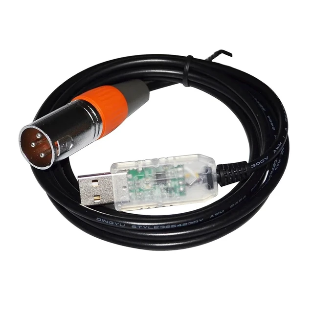 Alt view image 10 of 12 - FT232RL CHIP USB to XLR 3-PIN Male RS485 Converter Serial Cable Compatible with The Bunker A-DIO Processor USB-RS485 Communication KABLE(1.8M,Color D)