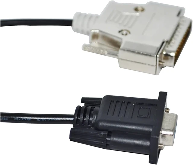 Alt view image 7 of 8 - RS232 DB9 D-SUB 9 PIN Female to DB25 25PIN Male Connector Adapter Converter Serial Printer Cable Fit Compatible E/SO/N TM-T88V Printer(1.8M)