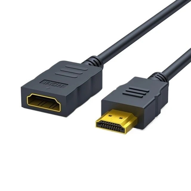 Alt view image 7 of 10 - Wen ST HDMI2.1 Extension Male to Female Cable 8K 60Hz/4K 144Hz/2K 165Hz HD Cables Support Dynamic for TV, Displays, Projectors(HDMI2.1 M to F 8K,3m)