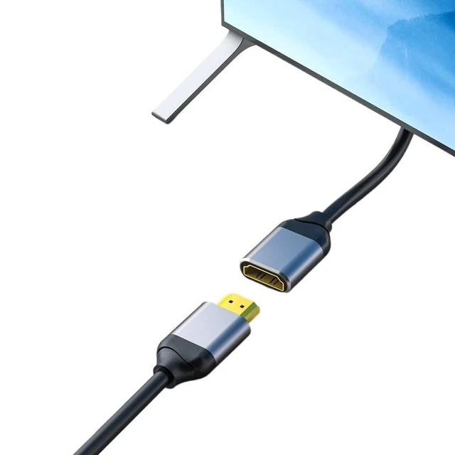 Alt view image 9 of 10 - Wen ST HDMI2.1 Extension Male to Female Cable 8K 60Hz/4K 144Hz/2K 165Hz HD Cables Support Dynamic for TV, Displays, Projectors(HDMI2.1 M to F 8K,3m)