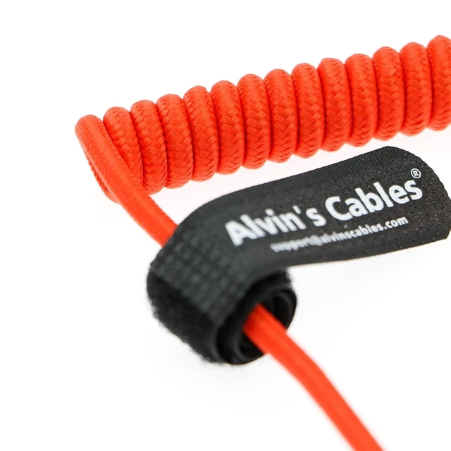 Alt view image 13 of 14 - Alvin's Cables 8K 2.1 Micro-HDMI to Full HDMI Braided Coiled-Cable and Full HDMI Braided Coiled-Cable for Sony A7S3,A9,A74 and Canon-R5C,R5,R6