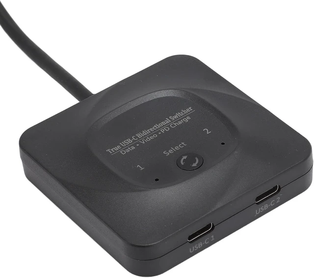 Alt view image 14 of 14 - Dpofirs USB C Video Bi-directional 1 Input 2 Output: Fast Charging USB C for Gaming Enthusiasts