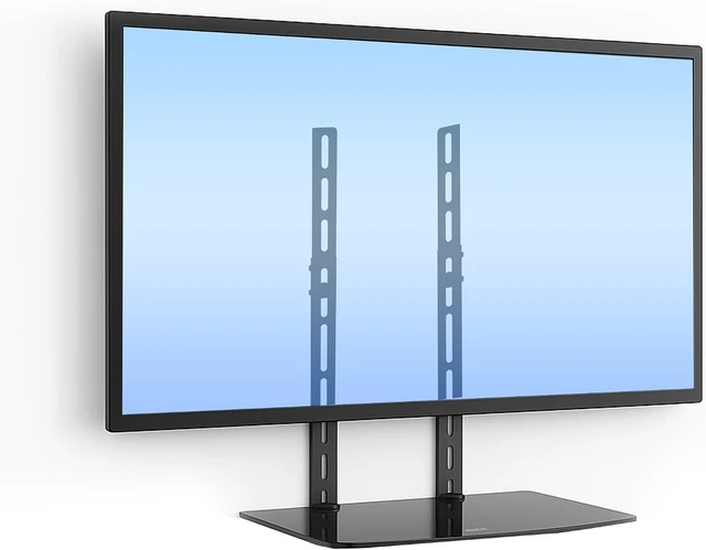 Alt view image 8 of 14 - Mount-It TV Wall Mount Shelf Bracket Under TV for Cable Box, DVD Player, Stereo AV Components Shelf,Black