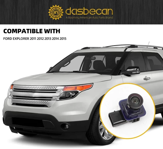 Alt view image 14 of 14 - Dasbecan Backup Camera Replacement Compatible with Ford Explorer 2011 2012 2013 2014 2015 Replaces Number BB5Z-19G490-A EB5Z-19G490-A FL1T-19G490-AC