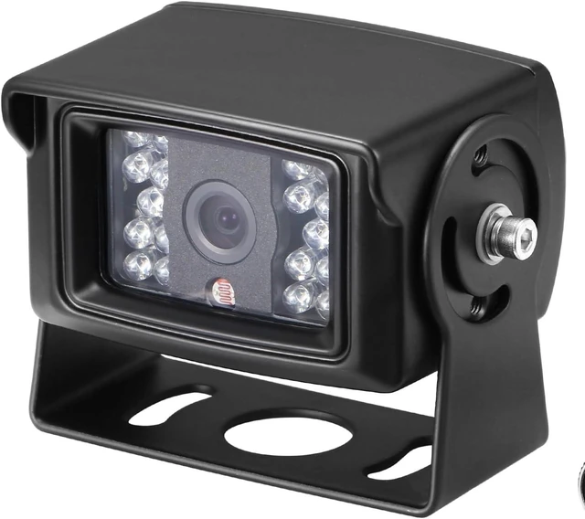 Alt view image 9 of 14 - 7" 1080P AHD Wired Reverse Rear View Backup Camera System, Waterproof Rearview Reverse Camera 130 Degree Wide Angle Night Vision 4 PIN Cam System for Tractor/Truck/Excavator/Caravan/Skid Steer/RV