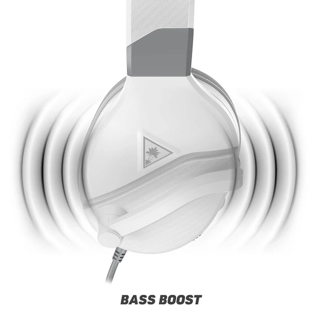 Alt view image 14 of 14 - Turtle Beach Recon 200 Gen 2 Powered Gaming Headset for Xbox Series X, Xbox Series S, & Xbox One, PlayStation 5, PS4, Nintendo Switch, Mobile, & PC with 3.5mm connection - White