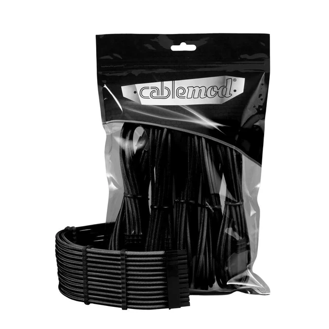 Alt view image 5 of 8 - CableMod Pro ModMesh Sleeved Cable Extension Kit (Black)