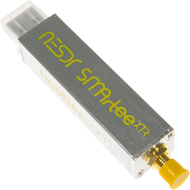 Alt view image 5 of 8 - NESDR SMArTee XTR SDR - Premium RTL-SDR w/Extended Tuning Range, Aluminum Enclosure, Bias Tee, 0.5PPM TCXO, SMA Input. RTL2832U