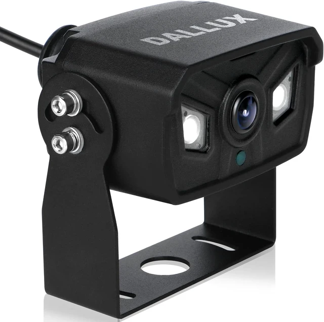 Alt view image 8 of 12 - Bus Truck Vehicle Backup Cameras Wide View Angle Cab Cam Rearview Reverse Waterproof Night Vision 4 Pin Camera for Travel Trailer/Pickup/Van/Oversize Truck/Fifth Wheel/RV Camper/Motor Home (12-24V)