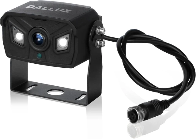 Alt view image 10 of 12 - Bus Truck Vehicle Backup Cameras Wide View Angle Cab Cam Rearview Reverse Waterproof Night Vision 4 Pin Camera for Travel Trailer/Pickup/Van/Oversize Truck/Fifth Wheel/RV Camper/Motor Home (12-24V)