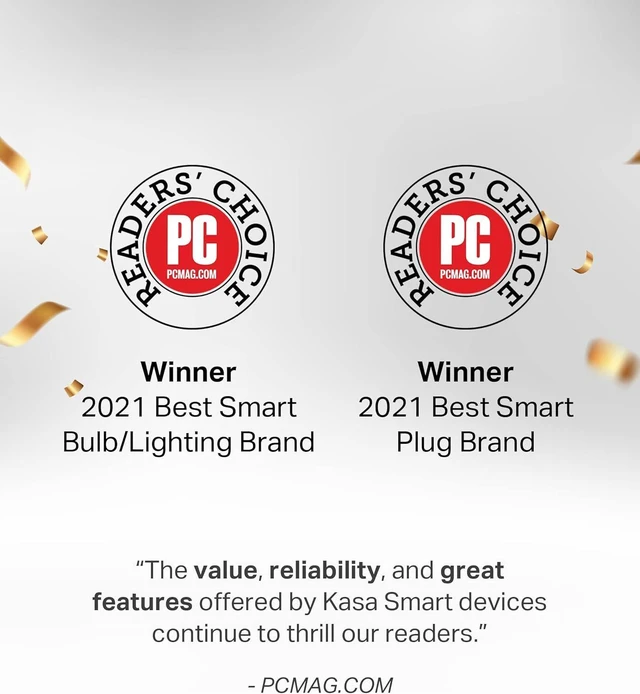 Alt view image 9 of 14 - Kasa Smart Plug Power Strip KP303, Surge Protector with 3 Individually Controlled Smart Outlets and 2 USB Ports, Works with Alexa & Google Home, No Hub Required , White