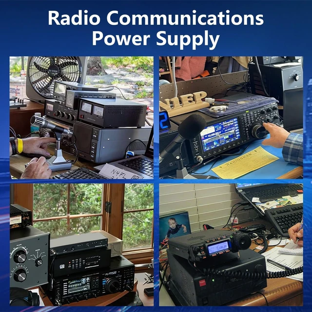 Alt view image 12 of 12 - Universal Compact Bench Power Supply- 30 Amp Regulated Home Lab Benchtop AC-to-DC Converter 13.8 Volt/9-15Volt, Cooling Fan, Screw Type Terminals - Jesverty SPS-30II