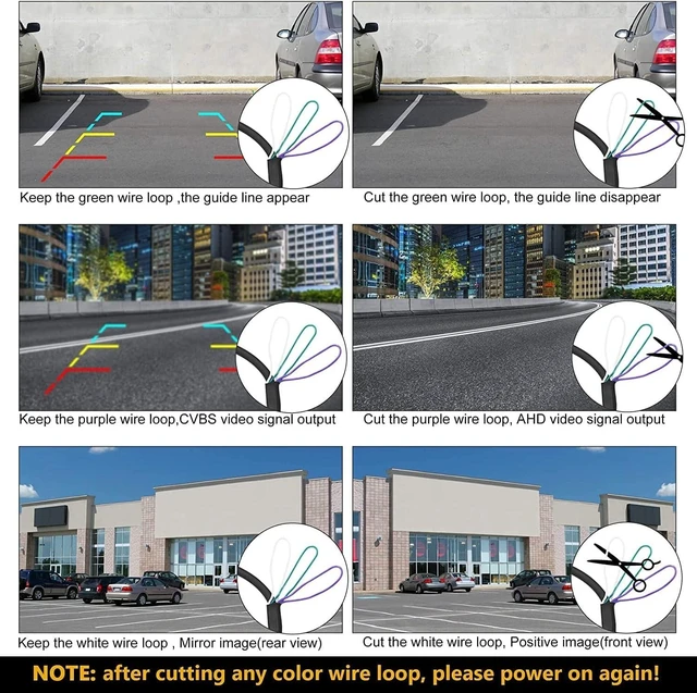 Alt view image 12 of 14 - NATIKA Backup/Front/Side View Camera: No Distortion Effect Starlight Night Vision HD Metal Flush or Surface Mount 720P AHD and TVI Reverse Rear View Backup Camera for Cars Pickup Trucks SUVs RVs Vans