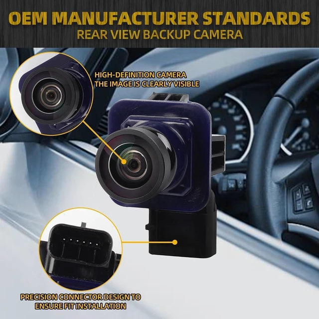 Alt view image 13 of 14 - Dasbecan Rear View Park Assist Backup Camera Replacement Compatible with Ford Edge 2011-2015 Lincoln MKX 2011-2013 Replaces# BT4Z-19G490-B