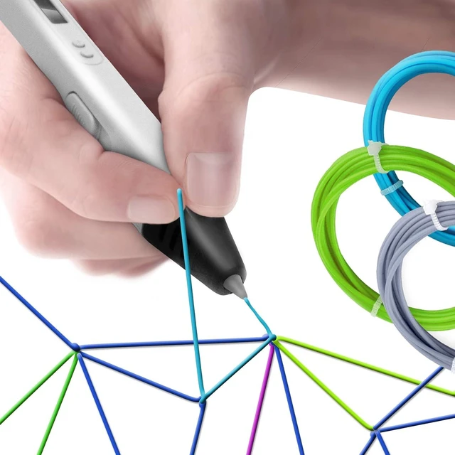 Alt view image 12 of 12 - MYNT3D Professional Printing 3D Pen with OLED Display