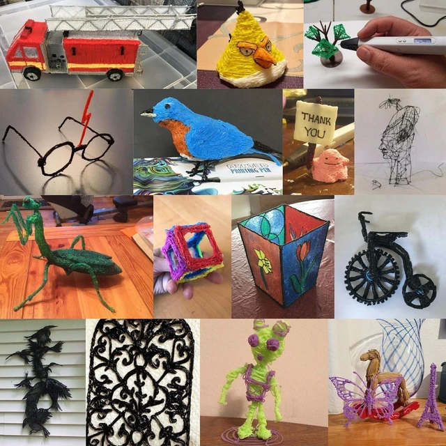 Alt view image 8 of 12 - MYNT3D Professional Printing 3D Pen with OLED Display