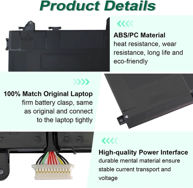 Alt view image 9 of 12 - DMKAOLLK 84.08Wh SU06XL L29184-005 for HP Spectre X360 Convertible 15-df0013dx 15-df1043dx 15-df0033dx 15-df1033dx 15-df1045nr 15-df0069nr 15t-df000 15-df0xxx 15-df1xxx 15-DF 15T-DF Series SU06084XL