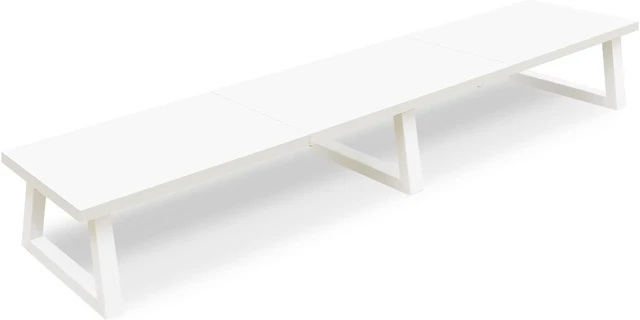 Alt view image 7 of 12 - TEAMIX White Dual Monitor Riser for 2 Monitors,-42inch, Wood Desktop Dual Stand with Metal Legs, Long Screen/PC/Laptop Storage,Computer Shelf TV Holder Home Office
