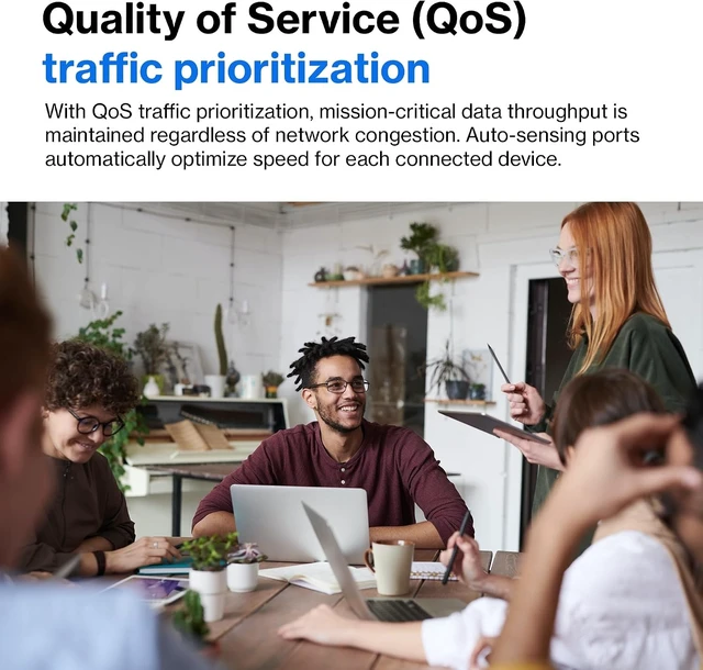 Alt view image 11 of 14 - Linksys LGS116 16 Port Gigabit Unmanaged Network Switch - Home / Office Ethernet Switch Hub with Metal Housing - Wall Mount or Desktop Ethernet Splitter, Easy Plug & Play Connection
