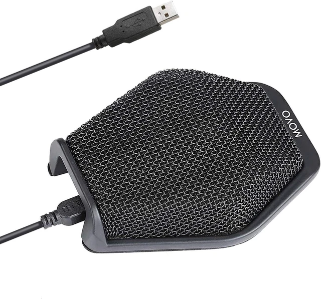 Alt view image 8 of 14 - Movo MC1000 Conference USB Microphone for Computer Desktop and Laptop with 180° / 20' Long Pick up Range Compatible with Windows and Mac for Dictation, Recording, YouTube, Conference Call, Skype