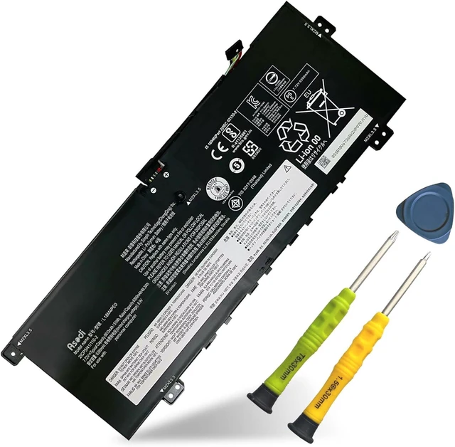 Alt view image 7 of 12 - ASODI L18M4PE0 L18L4PE0 Laptop Battery Compatible with Lenovo Yoga C740-14IML Series 5B10W67296 5B10U40209 5B10U40210 5B10W67185 7.72V 51Wh 6610mAh