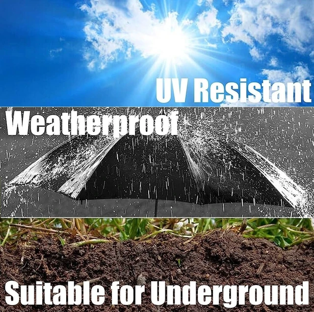 Alt view image 7 of 8 - 300' FT Oxygen-free Copper Heavy Duty CAT6 Waterproof Outdoor Direct Burial UV Resistant Ethernet LAN Network Patch Cable RJ45 Cord (300FT Outdoor)