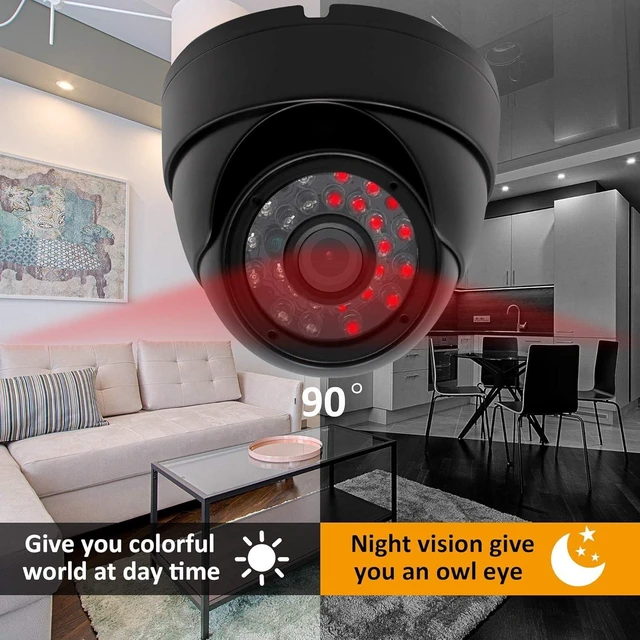 Alt view image 11 of 14 - 1080P Security Webcam 2 Megapixel USB Camera Day Night Vision Indoor Outdoor Webcamera,High Frame 100fps OTG Camera Vandal-Proof Minicam with 24pcs IR LED for for Baby Pets Monitor,Home Security