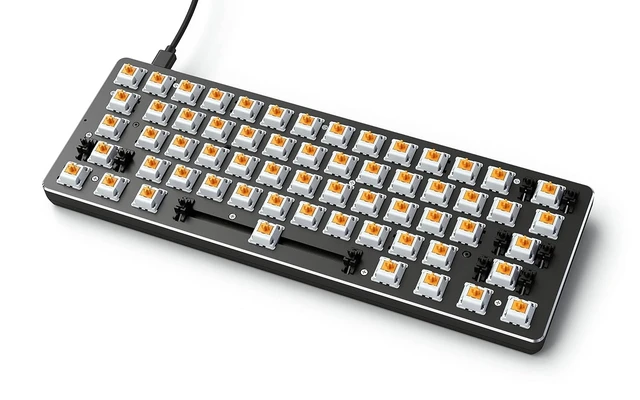 Alt view image 12 of 14 - Panda Switch (Lubed Switches) - 36x Plate Mounted 3 pin Switches for Keyboard - Mechanical Keyboard Switches