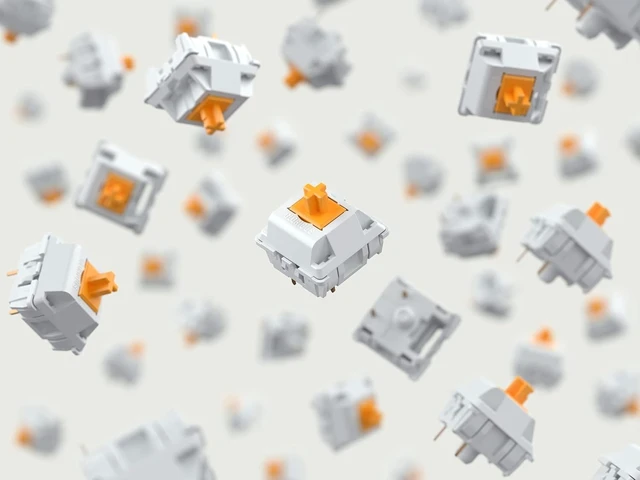 Alt view image 14 of 14 - Panda Switch (Lubed Switches) - 36x Plate Mounted 3 pin Switches for Keyboard - Mechanical Keyboard Switches