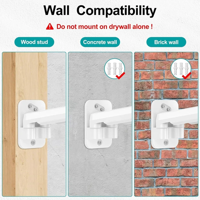 Alt view image 9 of 13 - MOUNT PRO Dual Monitor Wall Mount for 13 to 32 Inch Computer Screens, Gas Spring Wall Monitor Arm for 2 Monitors, Each Holds Up to 19.8lbs, Adjustable Wall Monitor Mount with VESA 75x75/100x100, White