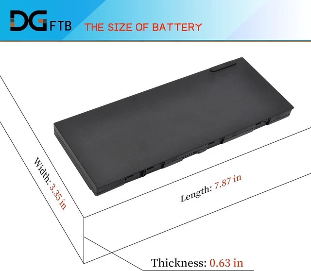 Alt view image 9 of 13 - DGTech 77+ 01AV477 Laptop Battery Compatible with Lenovo Thinkpad P50 P51 P52 Series SB10H45077 SB10H45078 00NY493 00NY492 L17L6P51 L17M6P51 SB10K97634 SB10K97635 01AV495 01AV496 77+ 77++