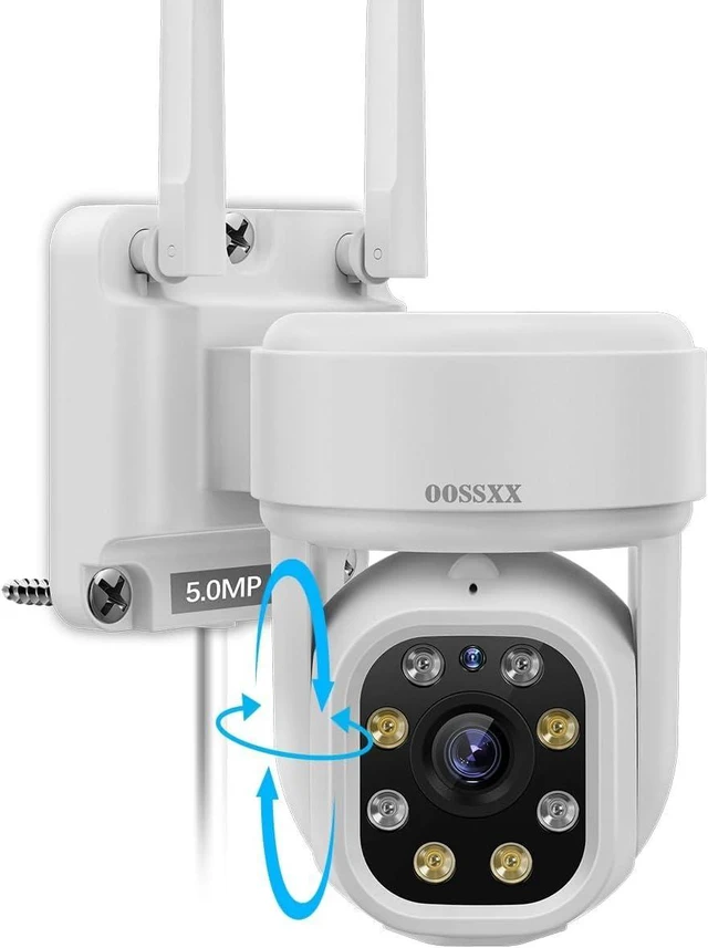 Alt view image 8 of 14 - OOSSXX (2-Way Audio & PTZ Camera) 5MP Extend Wireless PTZ Camera WiFi Security System Pan, 24/7 Auto Tracking PTZ Camera Outdoor Indoor,Night Vision,2-Way Audio Surveillance DVR Set
