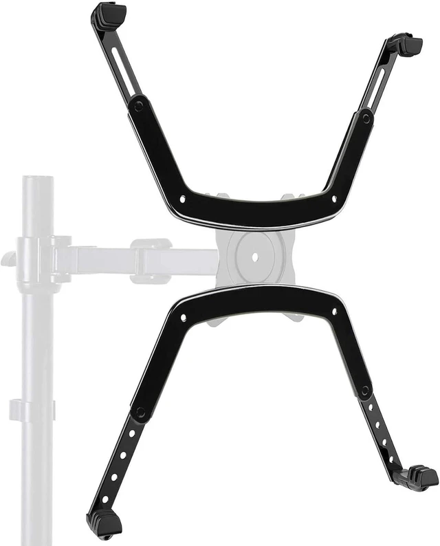 Alt view image 8 of 13 - HUANUO Universal VESA Mount Adapter Kit, Non-VESA Adapter for 17 to 27 Inch Monitor Screens to 75x75 VESA Mount