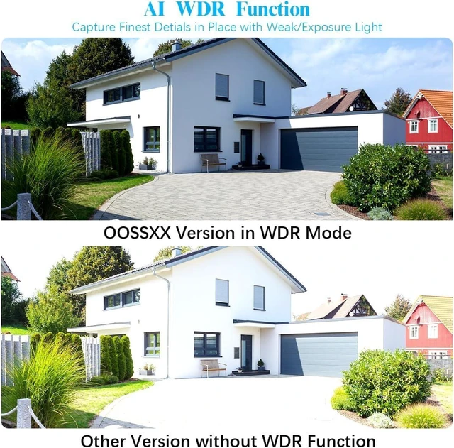 Alt view image 12 of 14 - OOSSXX (2-Way Audio & PTZ Camera) 5MP Extend Wireless PTZ Camera WiFi Security System Pan, 24/7 Auto Tracking PTZ Camera Outdoor Indoor,Night Vision,2-Way Audio Surveillance DVR Set
