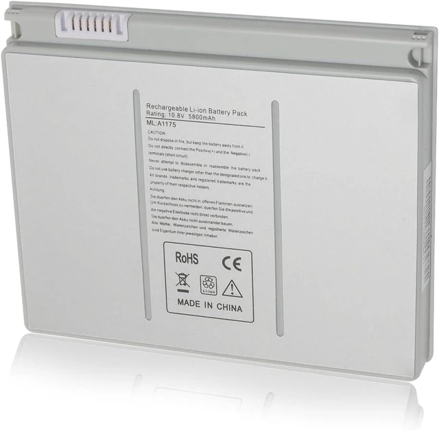 Alt view image 8 of 14 - New Upgrade A1175 Laptop Battery for MacBook Pro 15 inch A1175 A1260 A1150 A1211 A1226 for (2006 2007 2008 Version) Apple MacBook pro Battery MA348/A MA348G / A MA466LLA -10.8V 5800mah