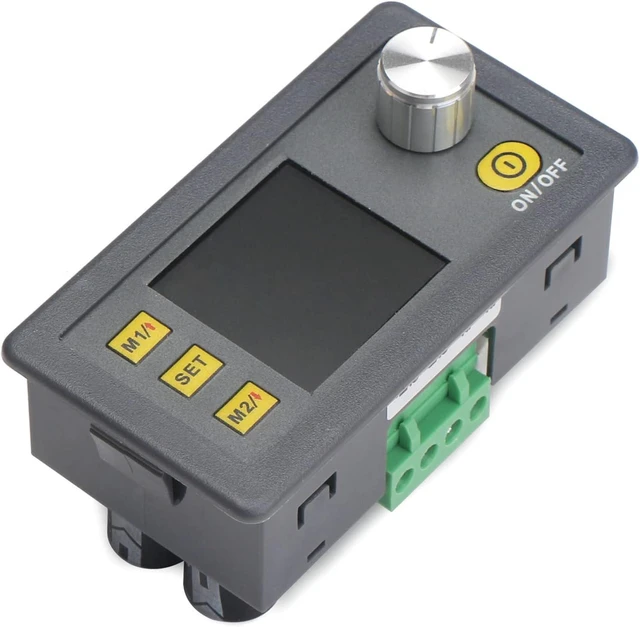Alt view image 11 of 14 - DROK DC Buck Converter Adjustable Color LCD Display, 6-55V to 0-50V 5A Step Down Converter Voltage Regulator Power Supply