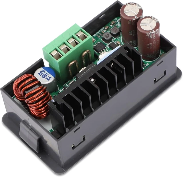 Alt view image 13 of 14 - DROK DC Buck Converter Adjustable Color LCD Display, 6-55V to 0-50V 5A Step Down Converter Voltage Regulator Power Supply