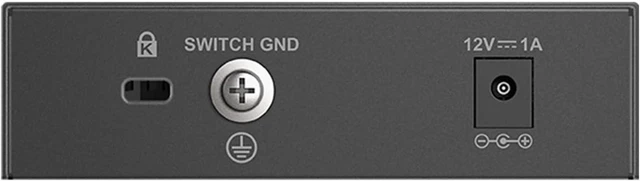 Alt view image 11 of 12 - D-Link 5-Port 2.5GB Unmanaged Gaming Switch with 5 x 2.5G - Multi-Gig, Network, Fanless, Plug & Play (DMS-105),Black