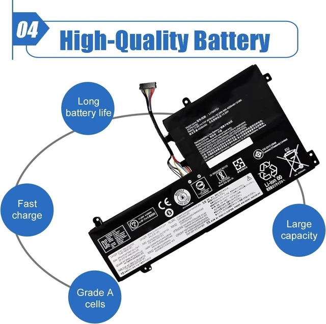 Alt view image 11 of 12 - Dentsing L17M3PG1 L17C3PG1 L17C3PG2 L17M3PG2 Laptop Battery Compatible with Lenovo Legion Y530-15ICH Y540 Y545-PG0 Y740-15IRH Y740-15ICHG Legion Y7000 2019 1050 PG0 Series L17M3PG3 11.25V 52.5Wh