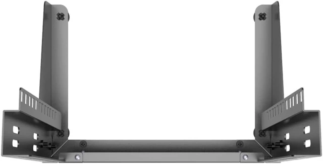 Alt view image 12 of 14 - 8U Small Desktop Network Rack, 10 inch Mini Open Frame Desktop Cabinet for 10 inch Network, Servers, Audio, Video and Studio Equipment Free Standing Home Office Rack (8U)