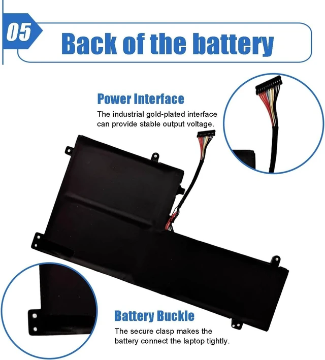 Alt view image 12 of 12 - Dentsing L17M3PG1 L17C3PG1 L17C3PG2 L17M3PG2 Laptop Battery Compatible with Lenovo Legion Y530-15ICH Y540 Y545-PG0 Y740-15IRH Y740-15ICHG Legion Y7000 2019 1050 PG0 Series L17M3PG3 11.25V 52.5Wh