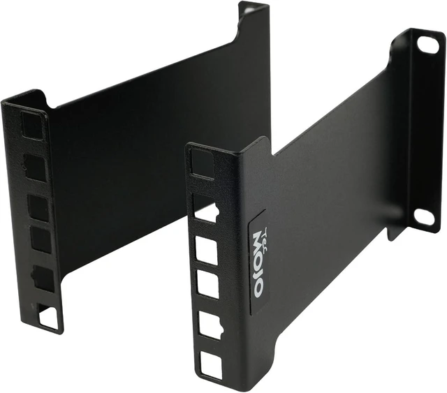 Alt view image 7 of 12 - Server Rack Depth Extender - 2U - 6inch / 15.24 cm - TAA Compliant - Recessed Rack Adapter - Rack Mount Adapter Kit - Network Rack Extender