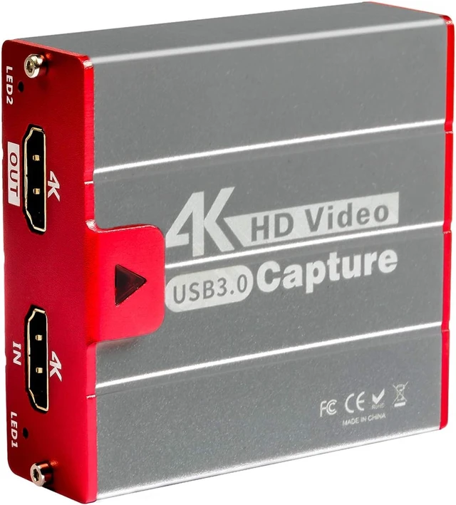 Alt view image 8 of 14 - Mirabox USB3.0 4K HDMI Video Capture Card, 1080P 60FPS HD Game Capture Device Cam Link with HDMI Passthrough Work with DSLR Xbox PS4 Switch for OBS Twitch Game Live Streaming and Recording