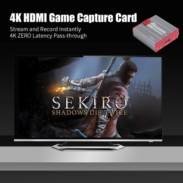 Alt view image 12 of 14 - Mirabox USB3.0 4K HDMI Video Capture Card, 1080P 60FPS HD Game Capture Device Cam Link with HDMI Passthrough Work with DSLR Xbox PS4 Switch for OBS Twitch Game Live Streaming and Recording