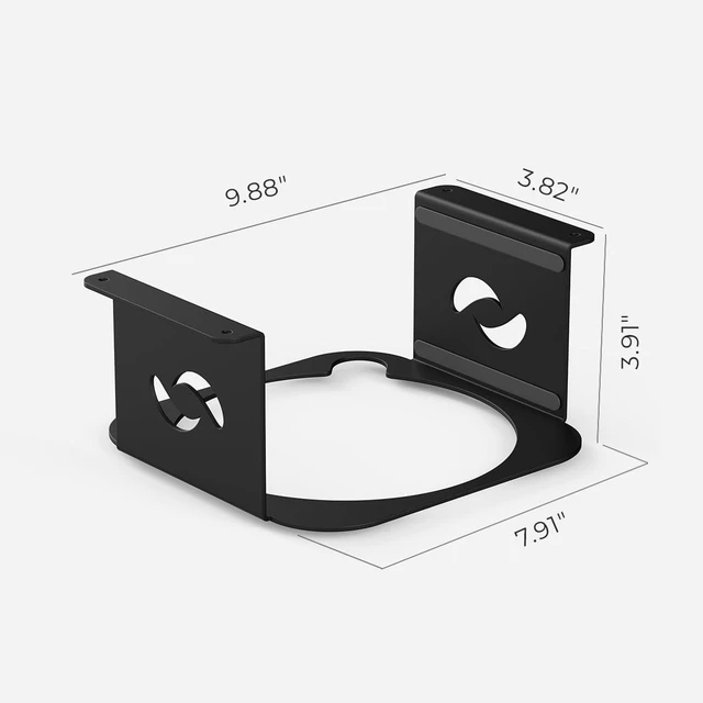 Alt view image 14 of 14 - HumanCentric Under Desk Mount Compatible with Mac Studio Mount, Secure or Hide Your Mac Studio Under Desk with an Apple Mac Studio Mount, Desk Mounting Stand for Apple Studio Mount, Mac Studio Mount