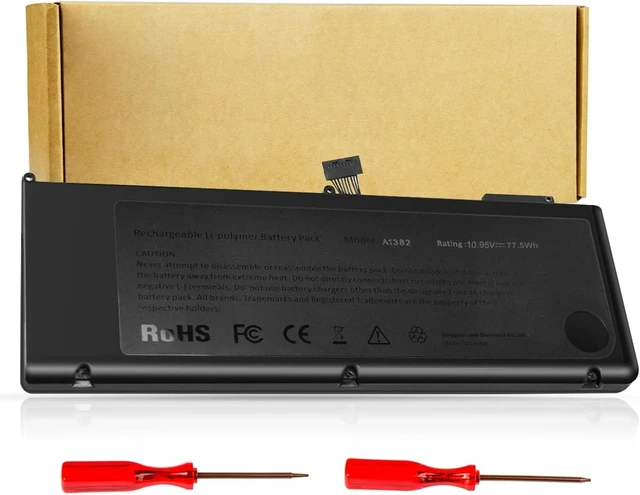 Alt view image 7 of 12 - Futurebatt A1286 A1382 Laptop Battery for MacBook Pro 15 inch Mid 2012 Early 2011 Late 2011 Replacement for MacBook Pro 8,2 9,1