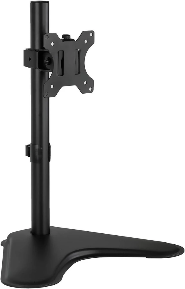 Alt view image 10 of 14 - Mount-It! Free Standing Monitor Stand for Desktops | Single Monitor Mount | VESA 75 100 Compatible Displays | Height Adjustable Tilt Swivel Rotating | Fits 21.5 23 24 27 28 29 32 Inch Computer Screen
