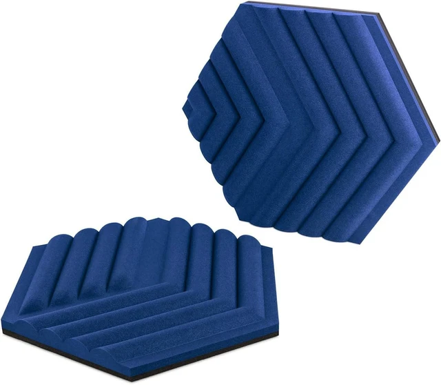 Alt view image 8 of 14 - Elgato Wave Panels: 6 acoustic treatment panels, dual density foam, proprietary EasyClick frames, modular design, easy setup and removal- Blue