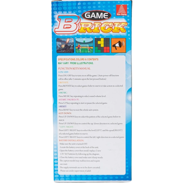 Alt view image 14 of 14 - 3 Pcs Handheld Retro Brick Game Nostalgic Puzzle Children's Game Console | 3.5-inch Large Screen,Build-in 23 Classic Games-Block Tank Racing Electronic Game for Adults or Kids (3 Pcs Black Tetri)